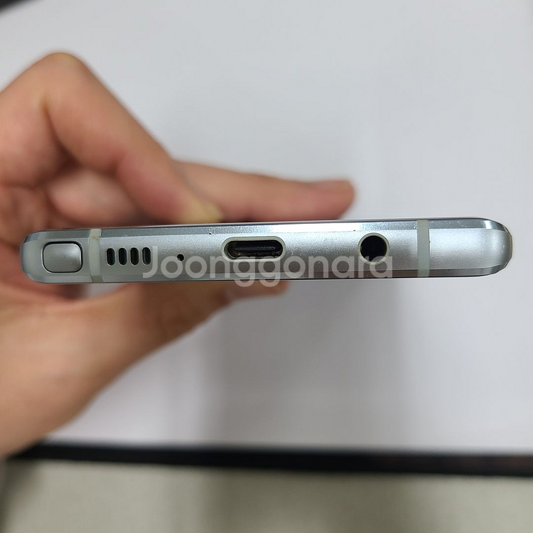 갤럭시 노트9 (N960N) 128G 6램 실버 SK 무잔상 중고 210362--5