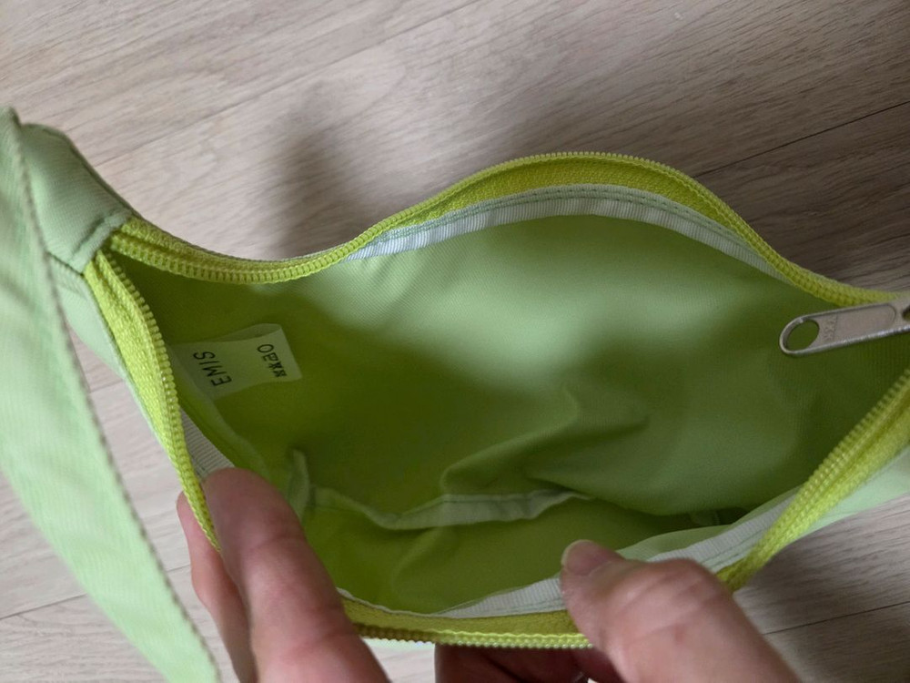 이미스 호보백 옐로우 그린 컨버스--7