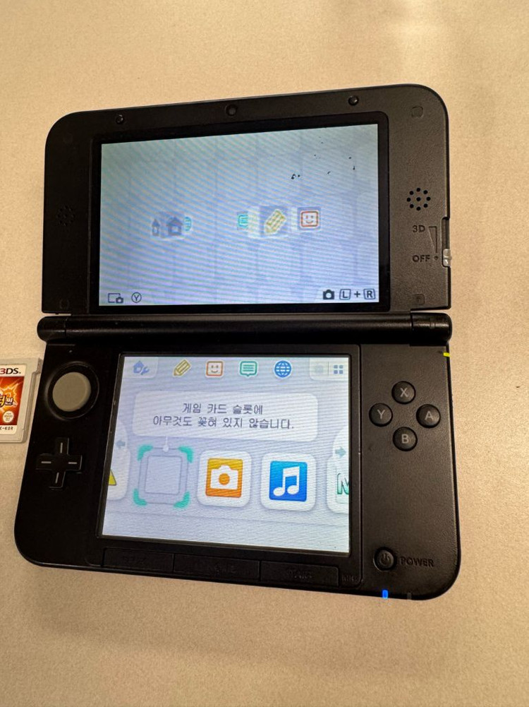 닌텐도 3DS XL 레드 포켓몬칩, 호환 충전케이블 포함--3