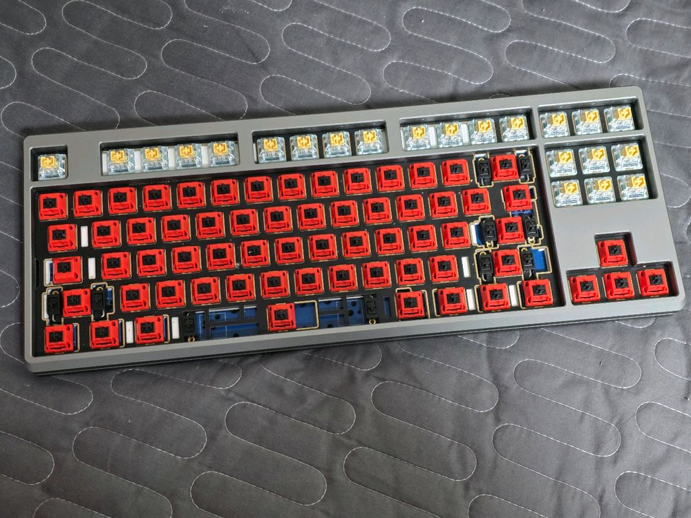 풀알루 커스텀키보드 상구리 레제라 frog leggera + 제네시스 8k 기판--1