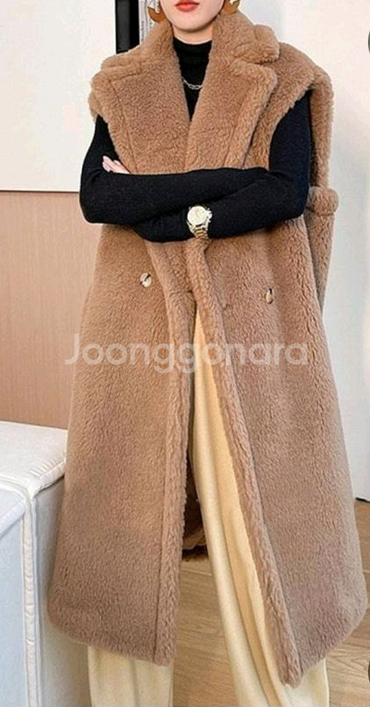 셀렙샵 테디베어 롱베스트 새제품--5