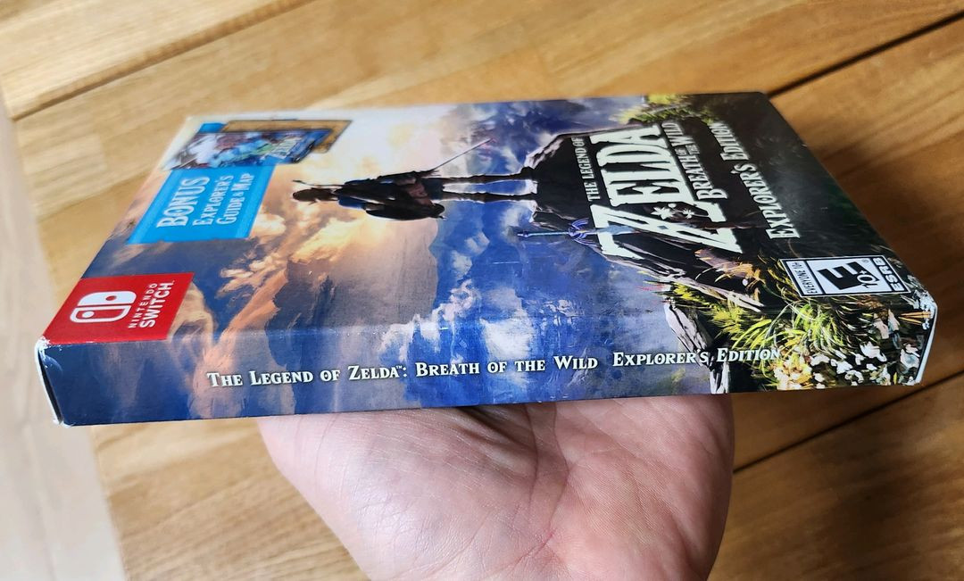 [미개봉]닌텐도스위치 젤다의 전설 야생의 숨결 익스플로러즈 에디션--5