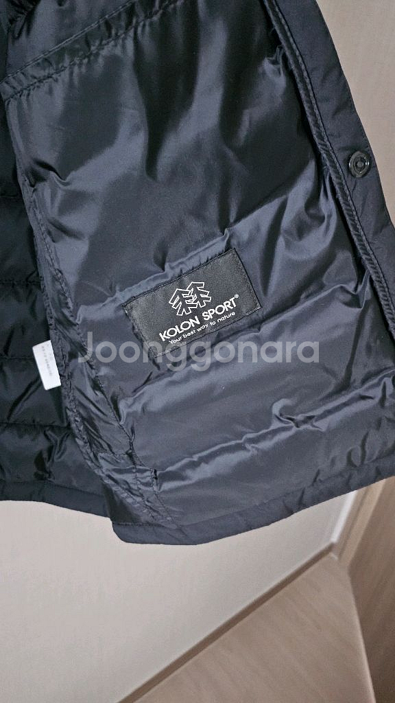 (정품) 코오롱스포츠 구스다운 경량 베스트--1