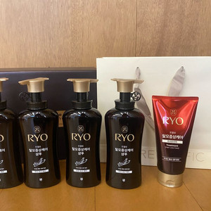 려 진결모 샴푸 490ml 4개 + 트리트먼트 300ml 1개