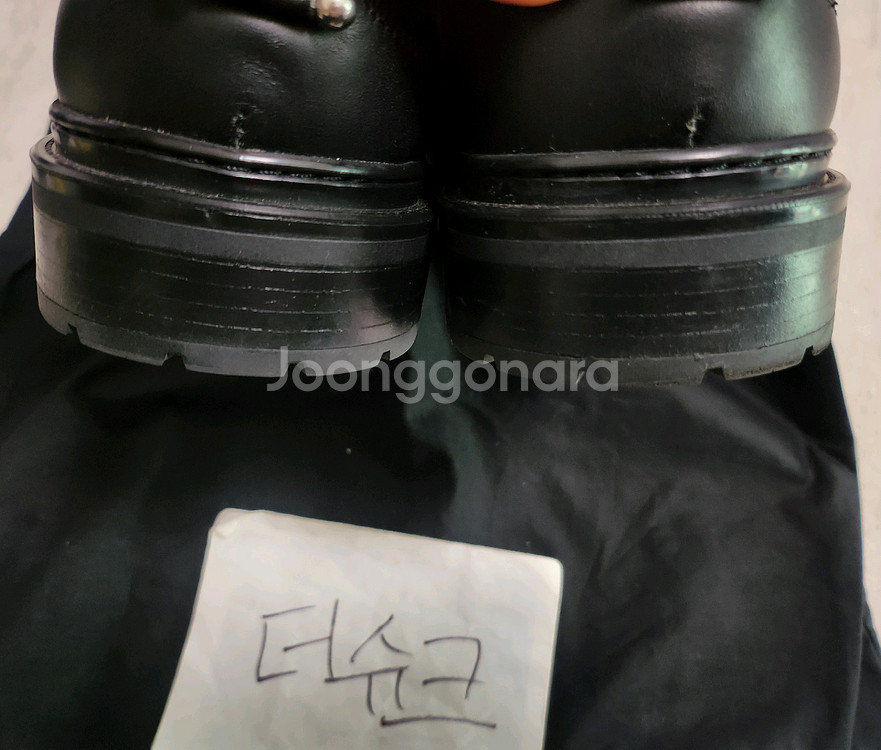 닐바렛 피어싱 더비 42사이즈 블랙 (2회착용중고)--5