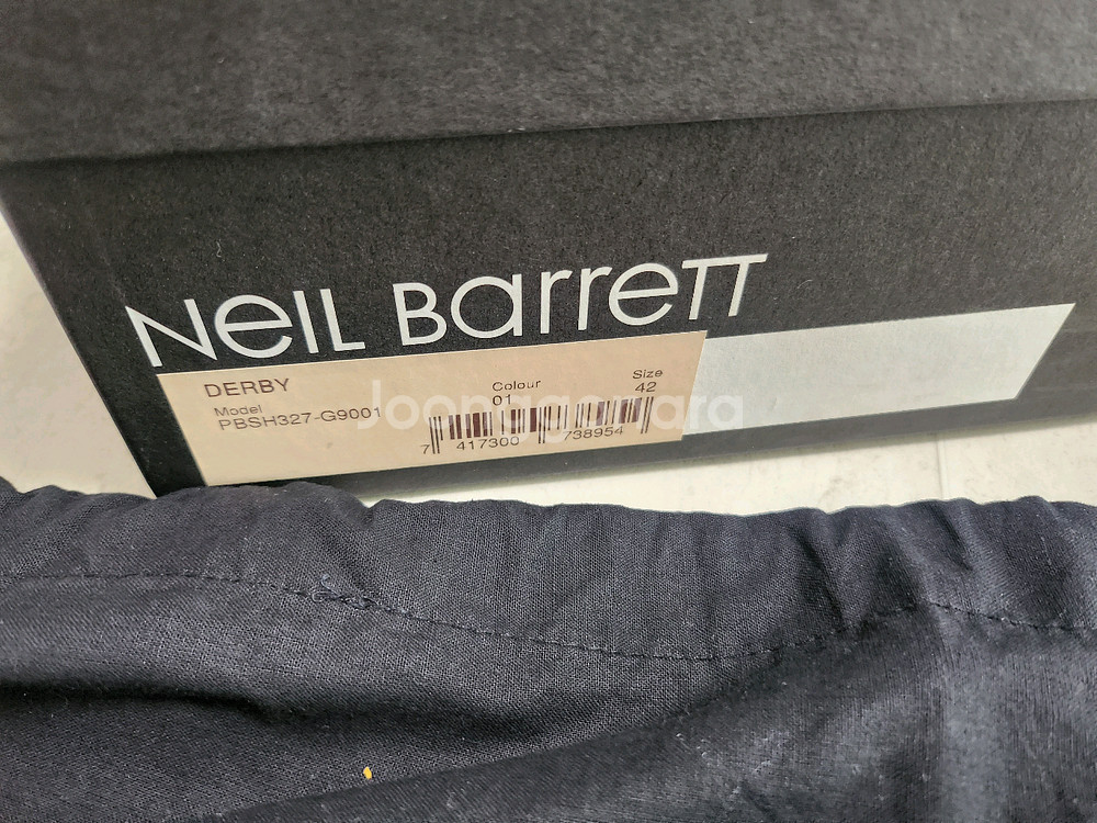닐바렛 피어싱 더비 42사이즈 블랙 (2회착용중고)--9