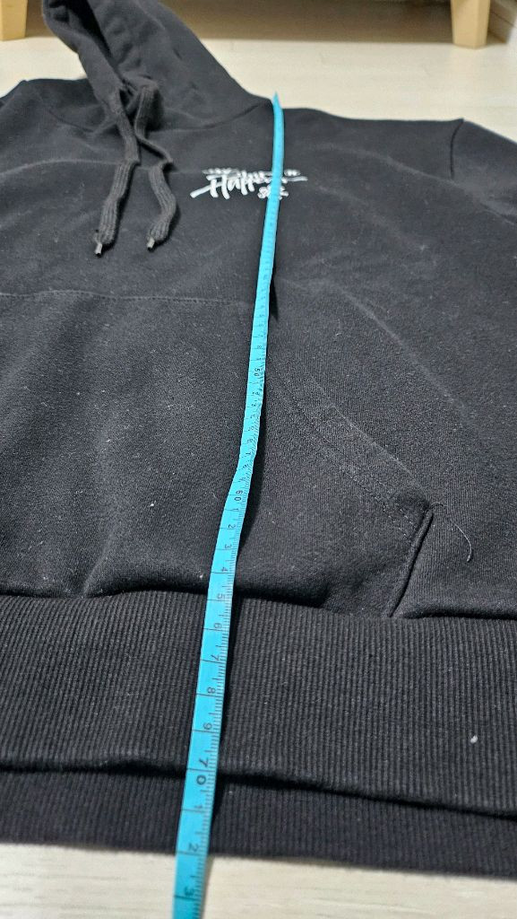 [XL]남성-기모 후드티(블랙)--4