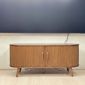 이즈네이쳐 아카시아 원목 템바보드 거실장 1200