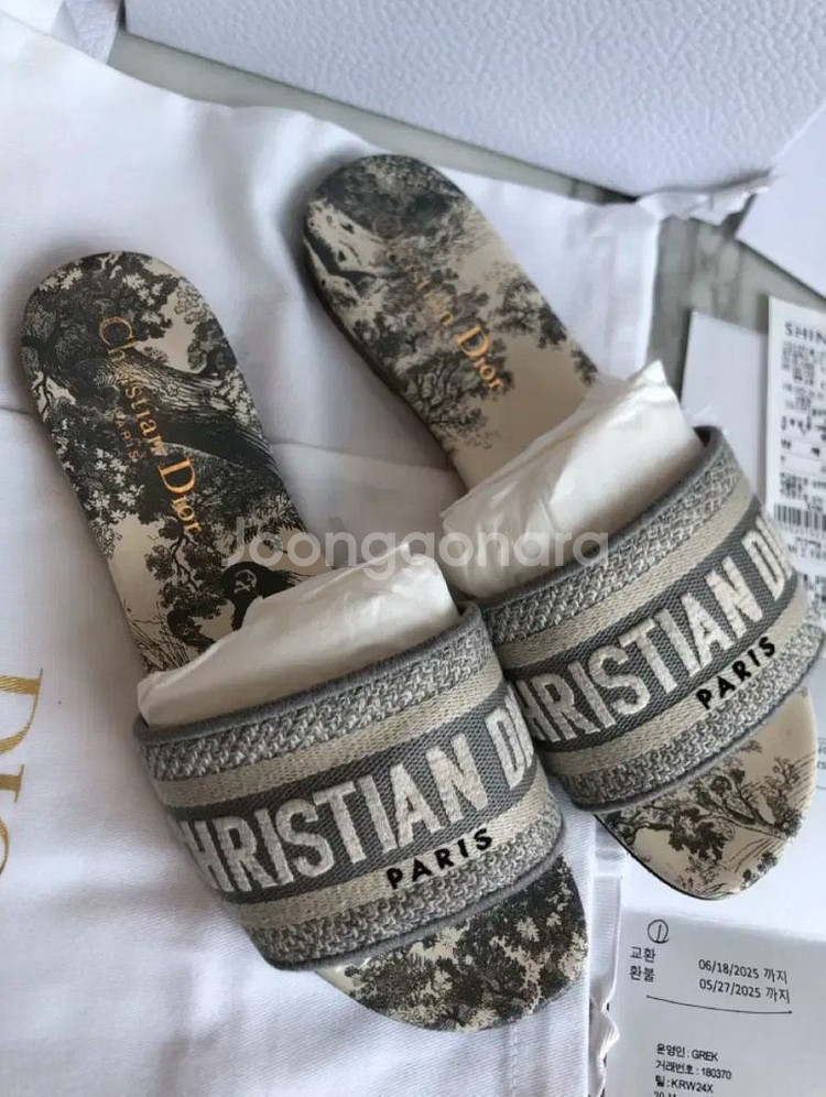 [풀구성/36 size]디올 트왈 드 주이 디웨이 뮬--3