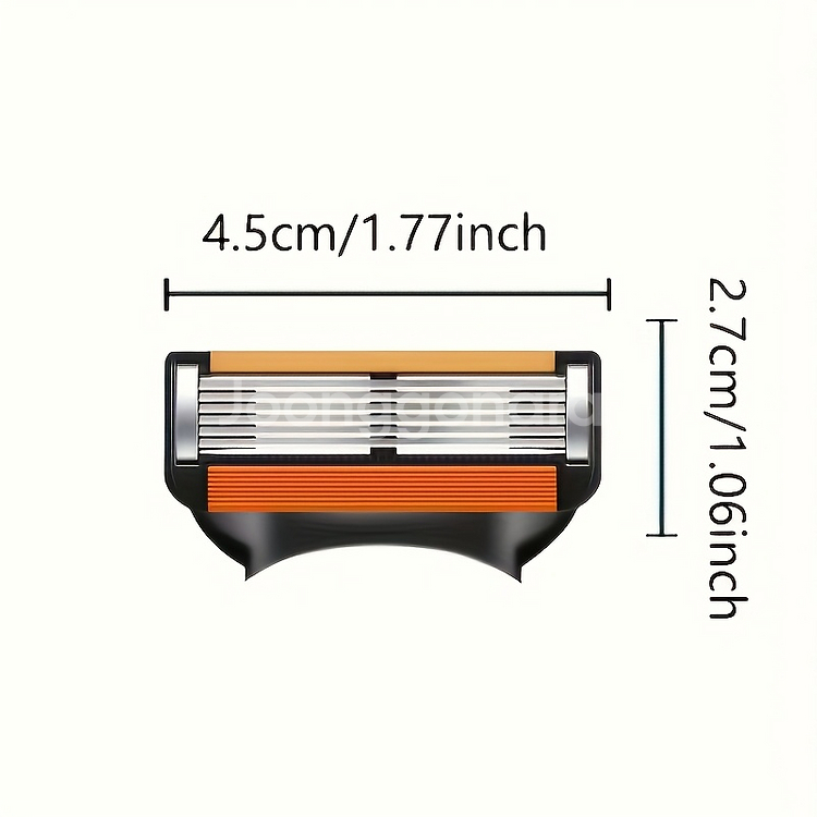질레트 호환용 5중날 남성면도기 면도대1+면도날8개--9