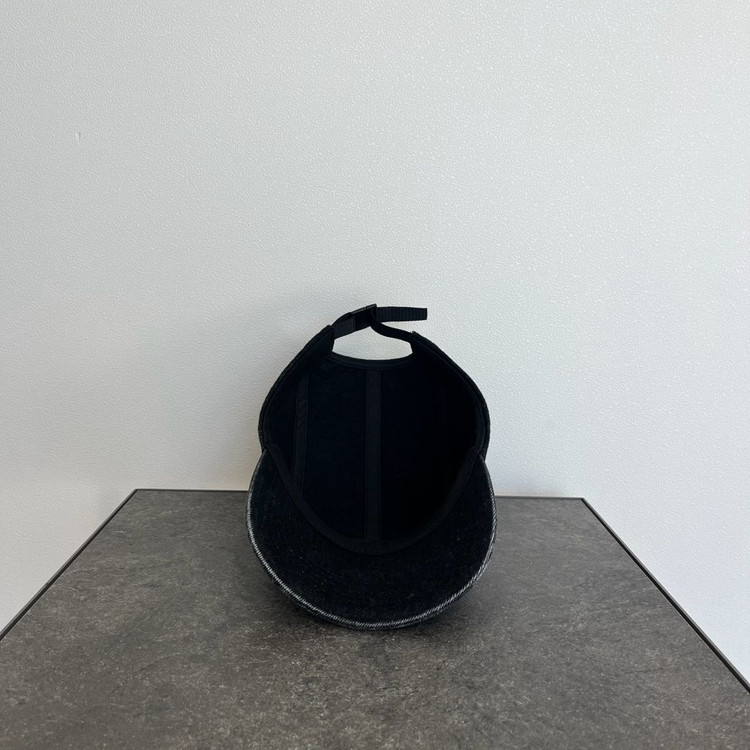 (OS) 슈프림 박스로고 캠프캡 모자 데님 블랙--4