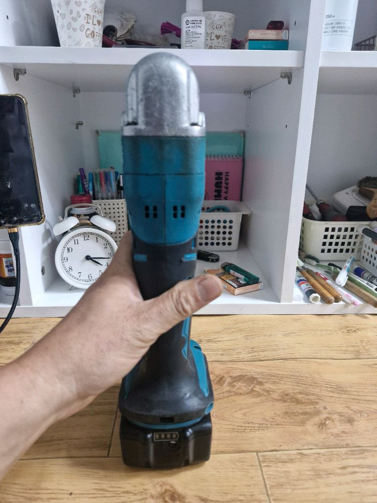 마끼다충전코너드릴 DDA350 최상급.배터리포함 직각드--6