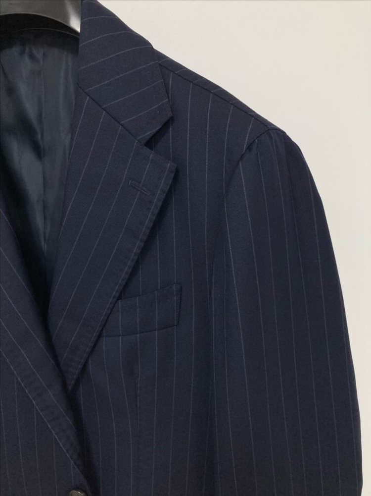 콤플레토 까노니코 울 스트라이프 수트 44--1