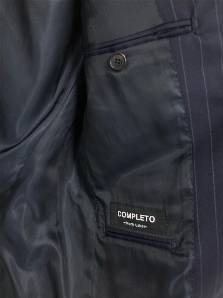 콤플레토 까노니코 울 스트라이프 수트 44--4