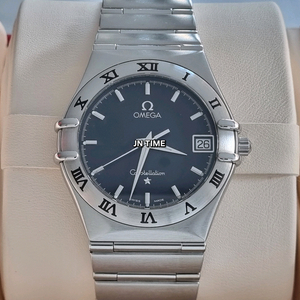 오메가 구구형 컨스틸레이션 다크 블루 쿼츠 33.5mm 1512.40