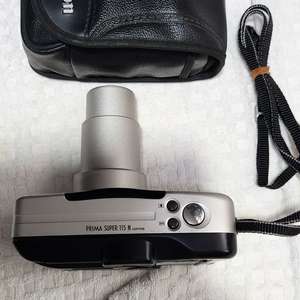 캐논 프리마 슈퍼 115N(오토보이S, 미주판), CR123A 기능정상, 스트랩, 케이스. 이미지