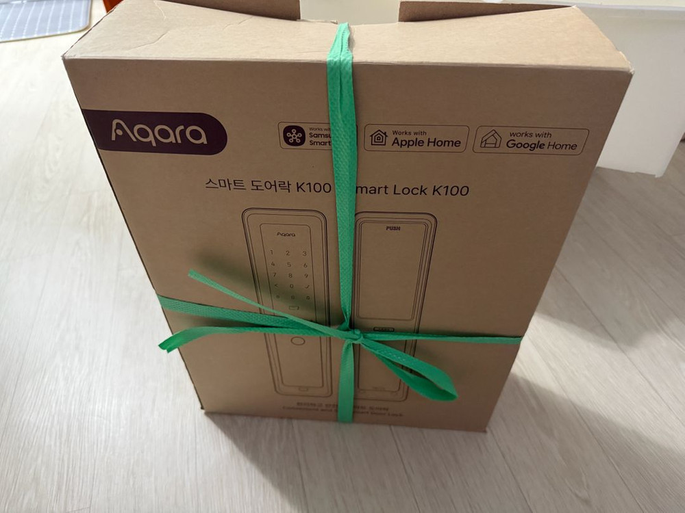 Aqara 스마트 도어락 K100 새상품입니다--1