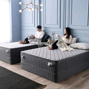 고퀄리티 투매트리스 침대 퀸사이즈 이미지