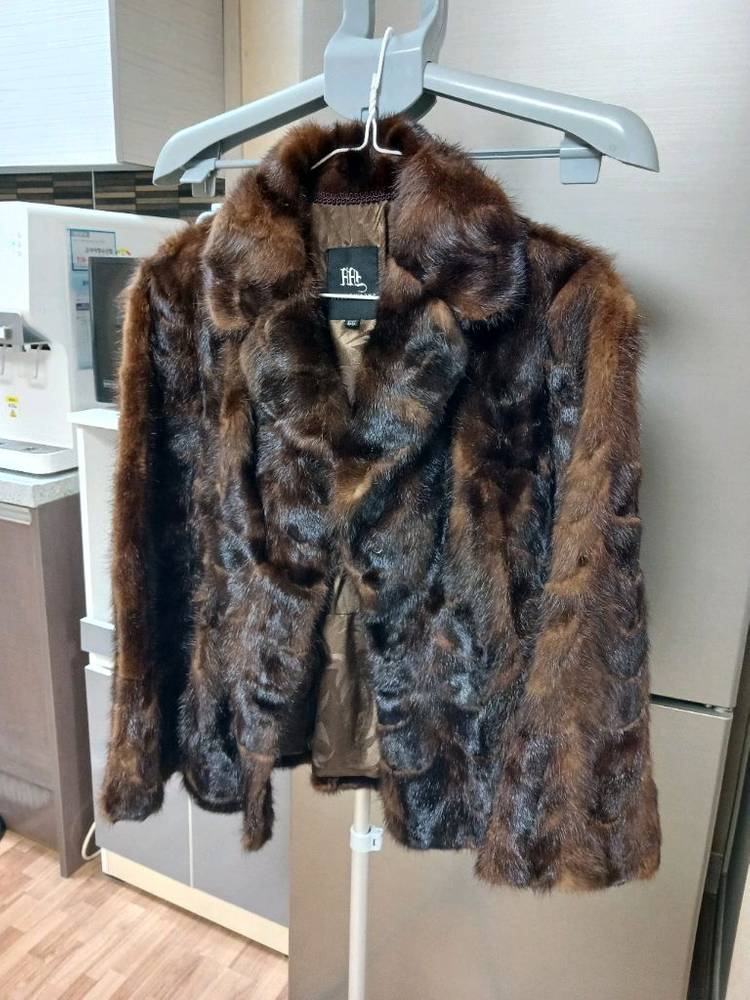 [여성55] 영웅모피 리얼 밍크코트 새것수준 무료배송--2