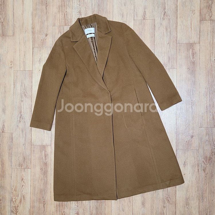 더아이잗(THE IZZAT) 울 캐시미어 플레어코트 55-66 새상품--3