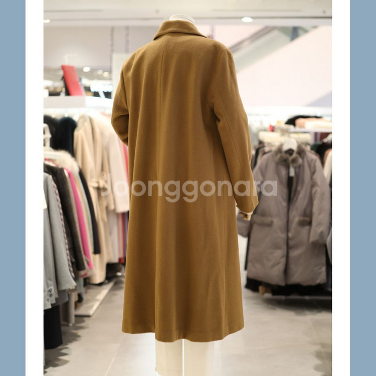 더아이잗(THE IZZAT) 울 캐시미어 플레어코트 55-66 새상품--2