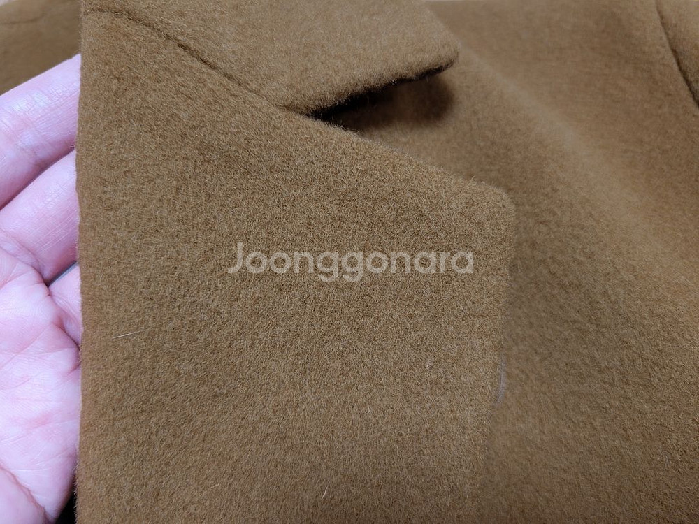 더아이잗(THE IZZAT) 울 캐시미어 플레어코트 55-66 새상품--5