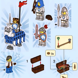 레고 정품 31168 마기사의성 <미피 5종 미조립 새제품>