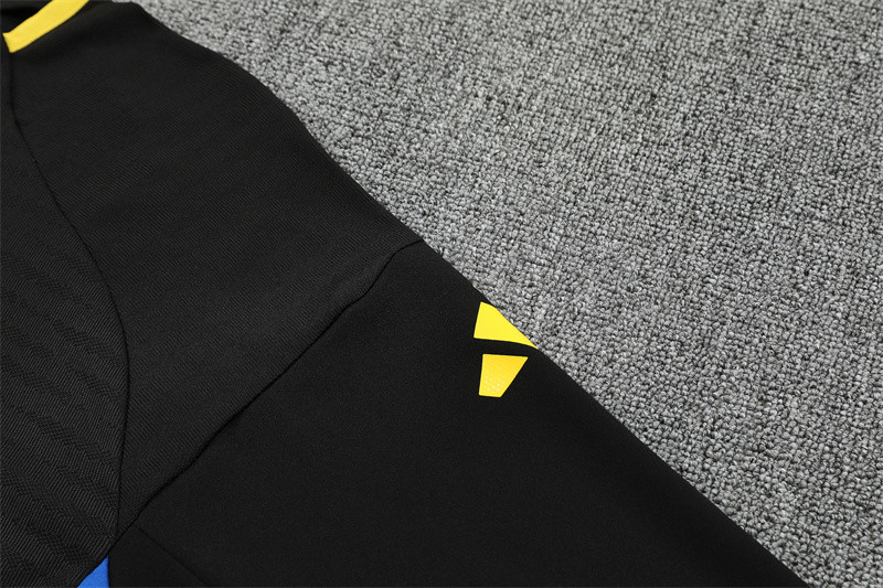 (새상품)2526 맨유 긴팔트레이닝복 축구유니폼 블랙옐로우블루 이미지