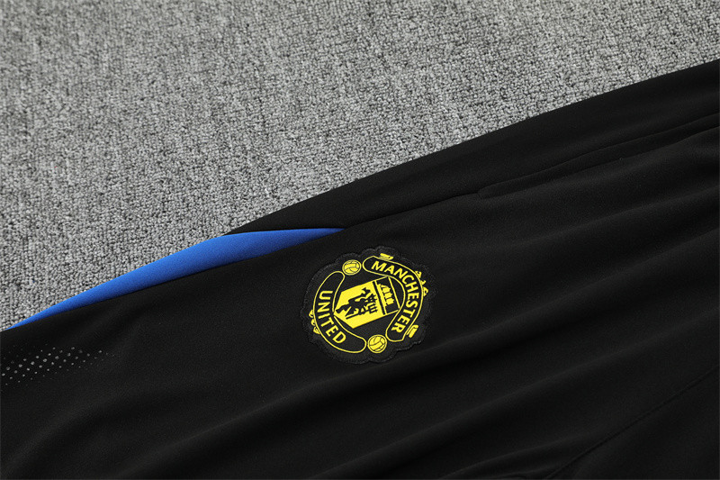 (새상품)2526 맨유 긴팔트레이닝복 축구유니폼 블랙옐로우블루 이미지