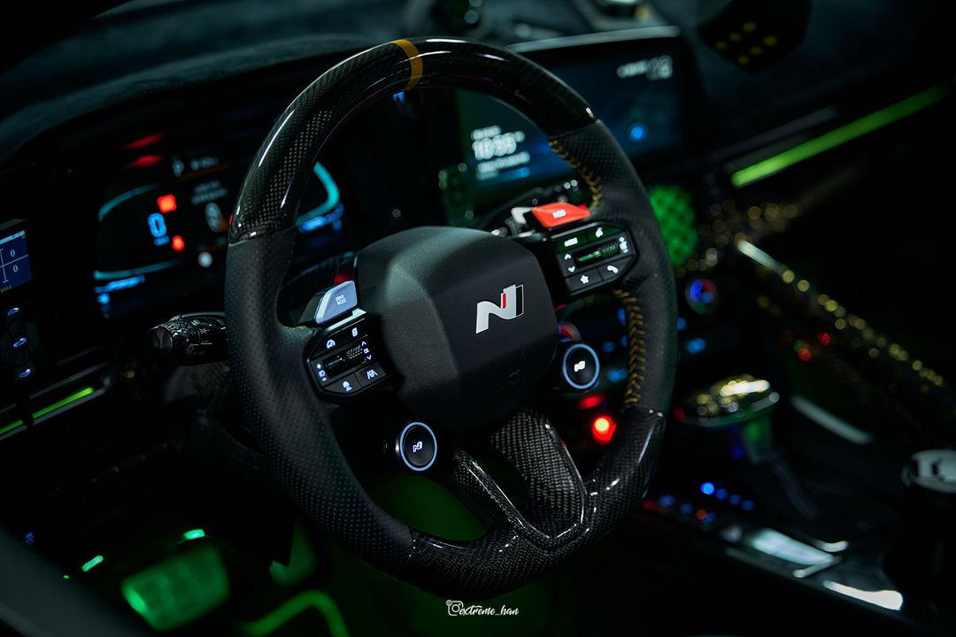 아이오닉5n 카본핸들--2