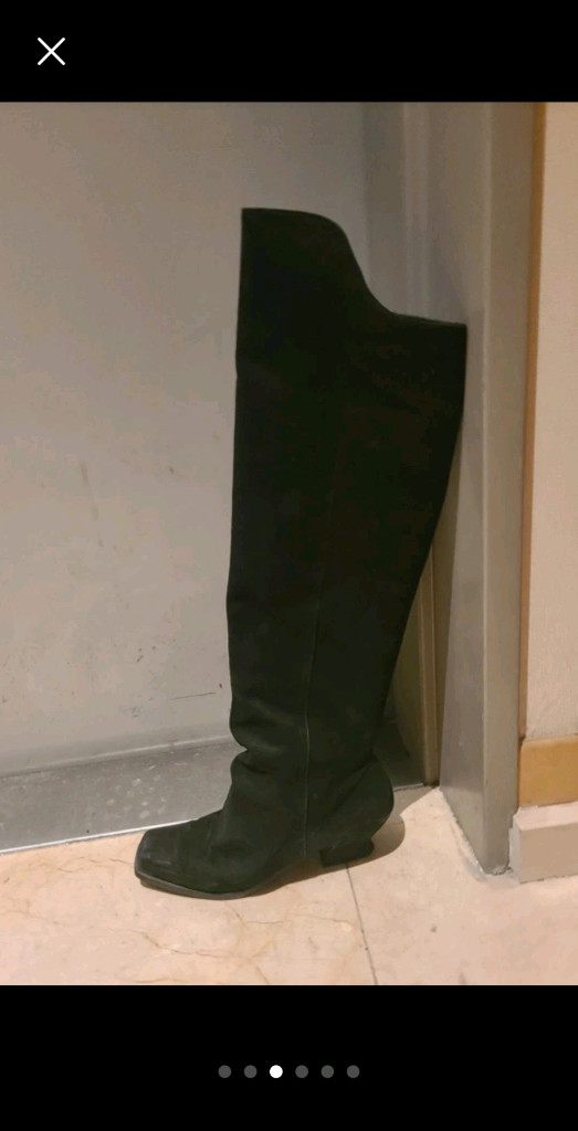 스웨이드 롱부츠 230~235--2