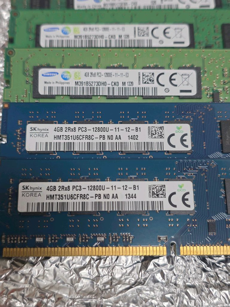 삼성.하이닉스 RAM DDR3 4GB PC3-12800U 이미지