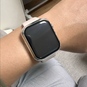 애플워치7 스테인리스 45mm 실버