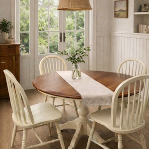 로라애슐리 원형식탁세트