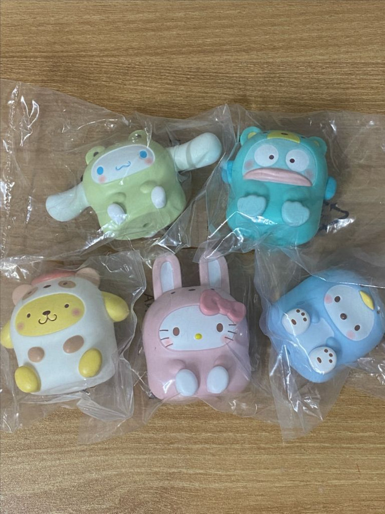 [새상품] 산리오 애니멀 랜덤 피규어 키티 한교동 시나모롤 포차코 폼푸--1