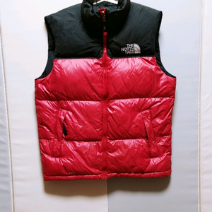 [L] 노스페이스 눕시 패딩조끼 700 레드블랙395