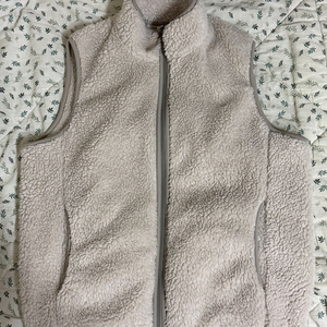 [L] 유니클로 후리스 베스트 베이지