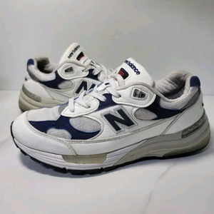 뉴발란스 정품 992 USA 화이트 네이비 275