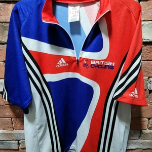 90s 아디다스 정품 그레이트 브리튼 사이클링 저지