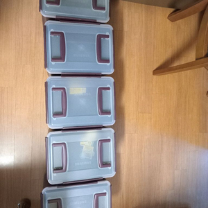 정품 삼성김치냉장고김치통 19리터 새상품 6개