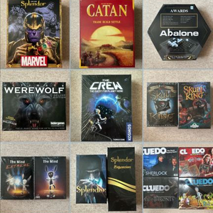 보드게임 모음 카탄 스플렌더 아줄 아발론 세븐원더스 더마인드 스컬킹 스페이스크루 클루 던전메이햄 우노도블 다빈치코드 이미지