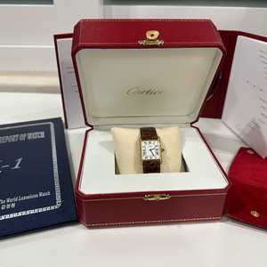 [정품] 까르띠에 다이아 탱크 머스트 시계 풀세트 lm