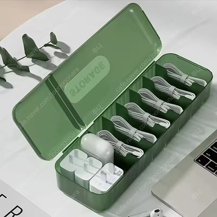 새상품)클리퍼날.워치밴드.케이블선 정리함 보관함--3