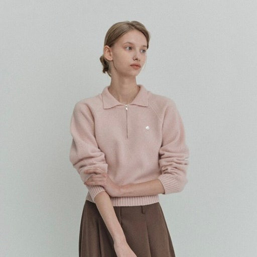 니하운 헬레나 니트 니하운 이나연 니트 핑크 베이지 스웨터 특A급 상태 최상--1