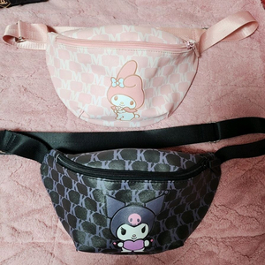 (새상품)MLB x 산리오 쿠로미/마이멜로디 힙색