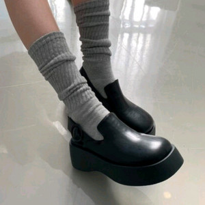 스윙비 통굽 로퍼 슬링백 로퍼 (블랙/245)