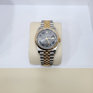 롤렉스 데이트저스트 윔블던 36미리. 모델 번호 126233 (옐로우골드)