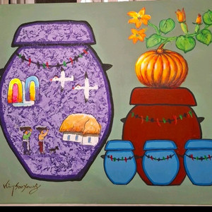 김수영화백 풍요의 계절 유화그림 10호 이미지