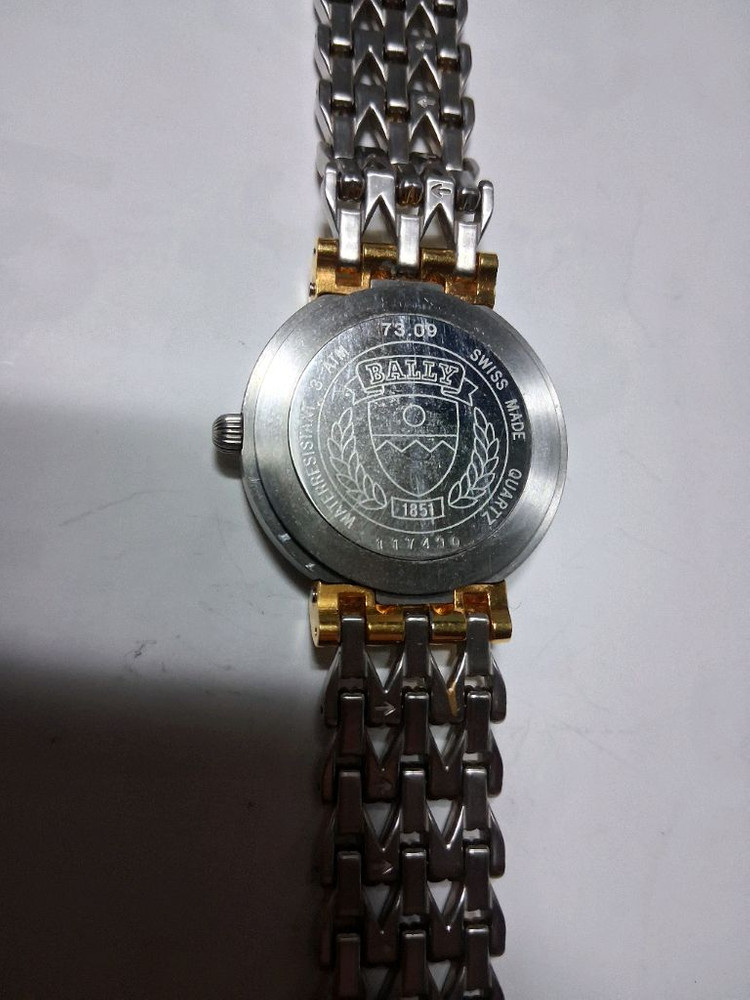스위스 발리BALLY 34mm콤비 쿼츠시계--1