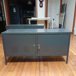 이케아 IKEA PS 철제 캐비닛 2문 TV장 수납장 저렴하게 드립니다~